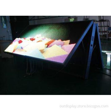 Bus Station 25mm Pixel Double Sided LED Sign , Full Color 1